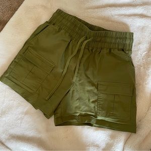 Fabletics Green Cargo Shorts